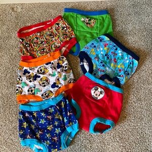 (🐠 BOGO!) Pack of 6 Mickey Mouse training underwear 3T
